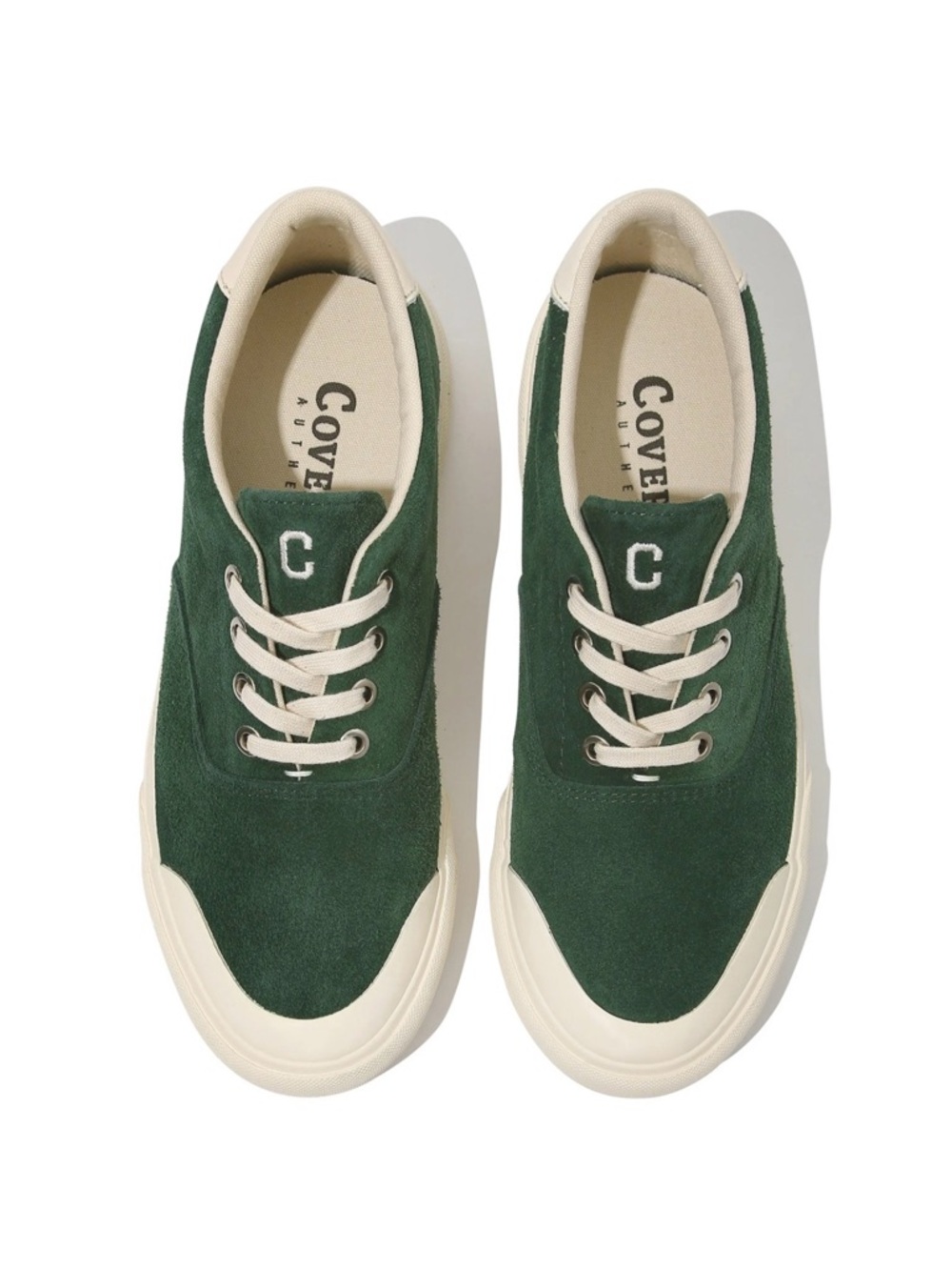 [NWT] Covernat One Pick Low Sneakers (Green Suede)